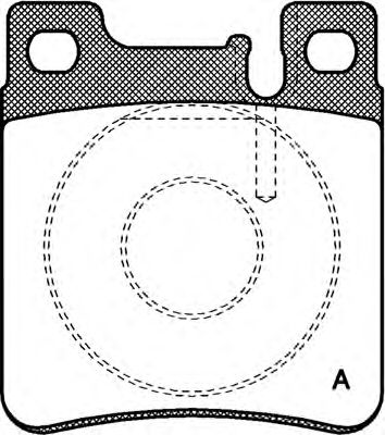 OPEN PARTS bpa040700 -  Комплект тормозных колодок, дисковый тормоз